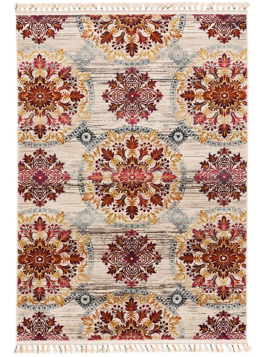 Teppich Simsala Beige / Bunt