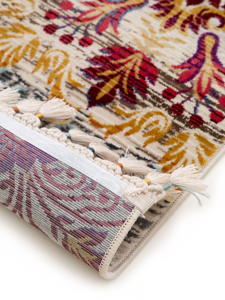 Teppich Simsala Beige / Bunt