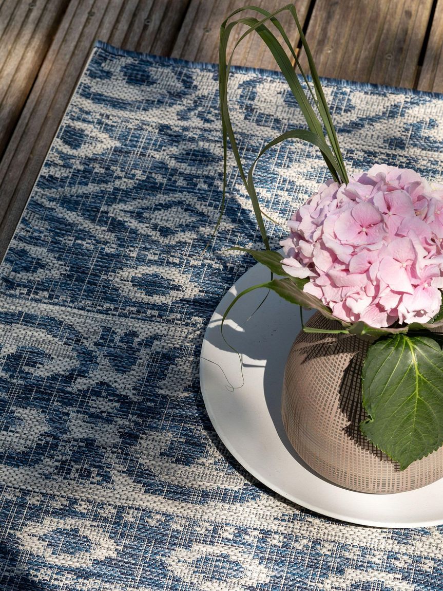 In- & Outdoor Teppich Cleo Blau