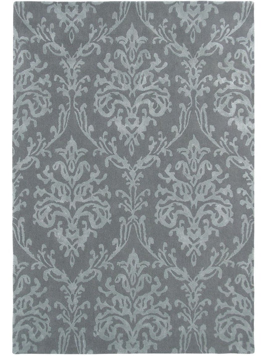 Teppich Riverside Damask 170x240 cm Dunkelgrau