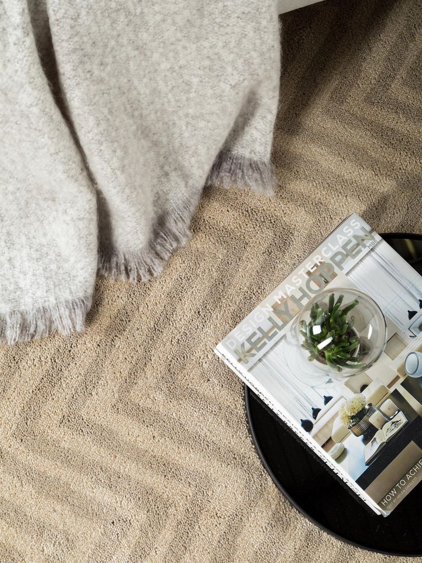 Wollteppich Nesta Beige