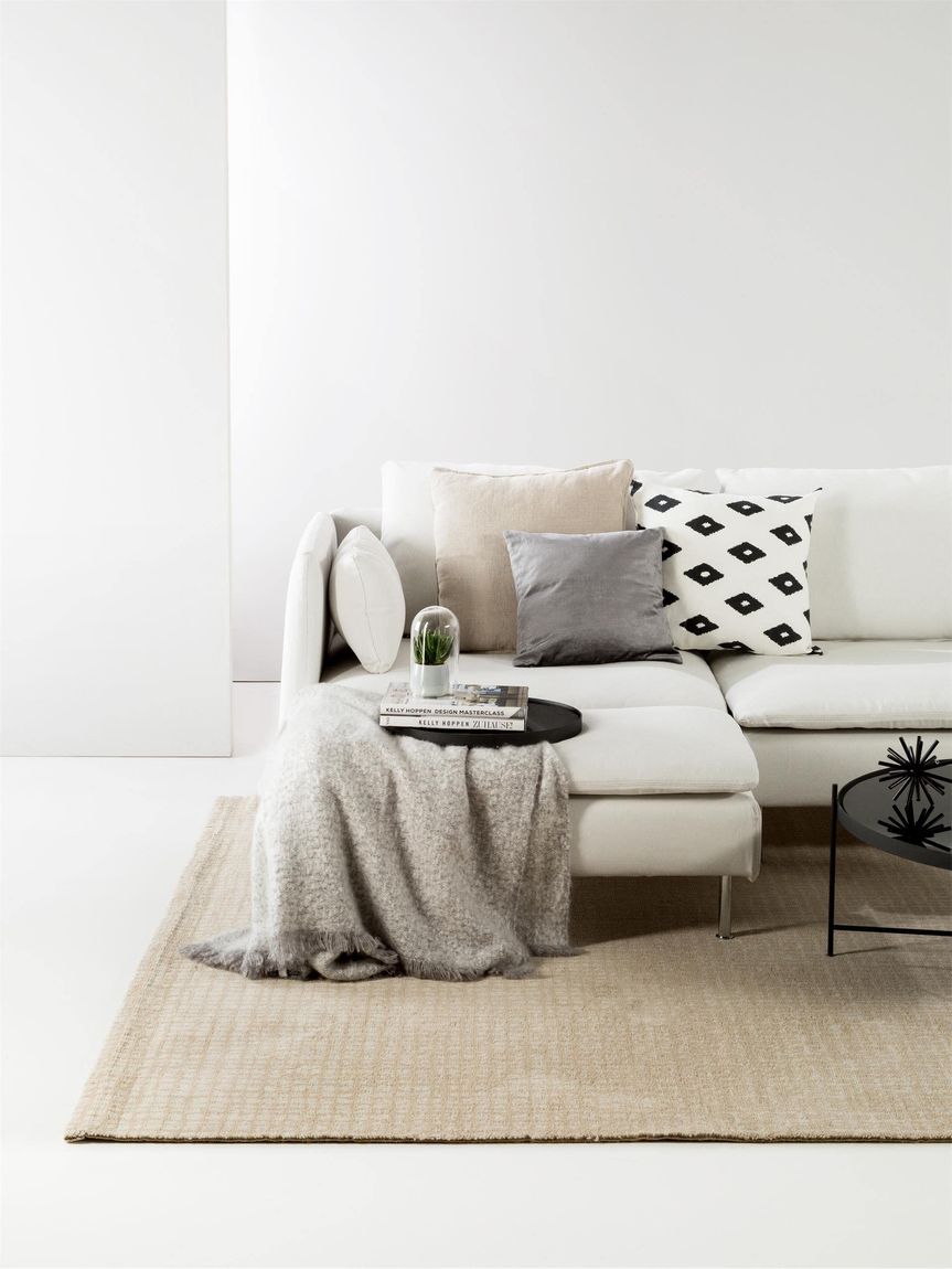 Wollteppich Nesta 160x230 cm Creame