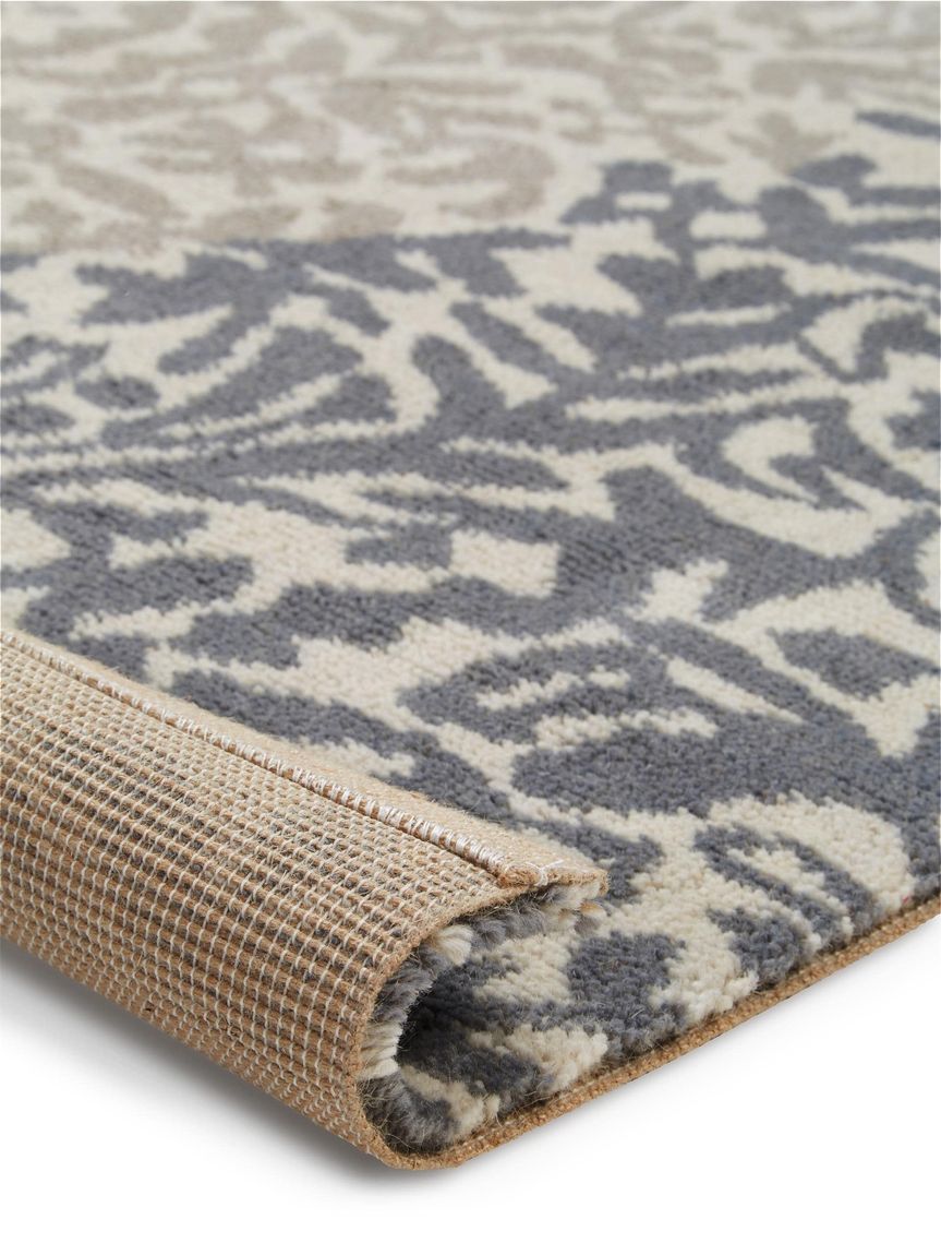 Wollteppich Nesta 140x200 cm Beige / Grau
