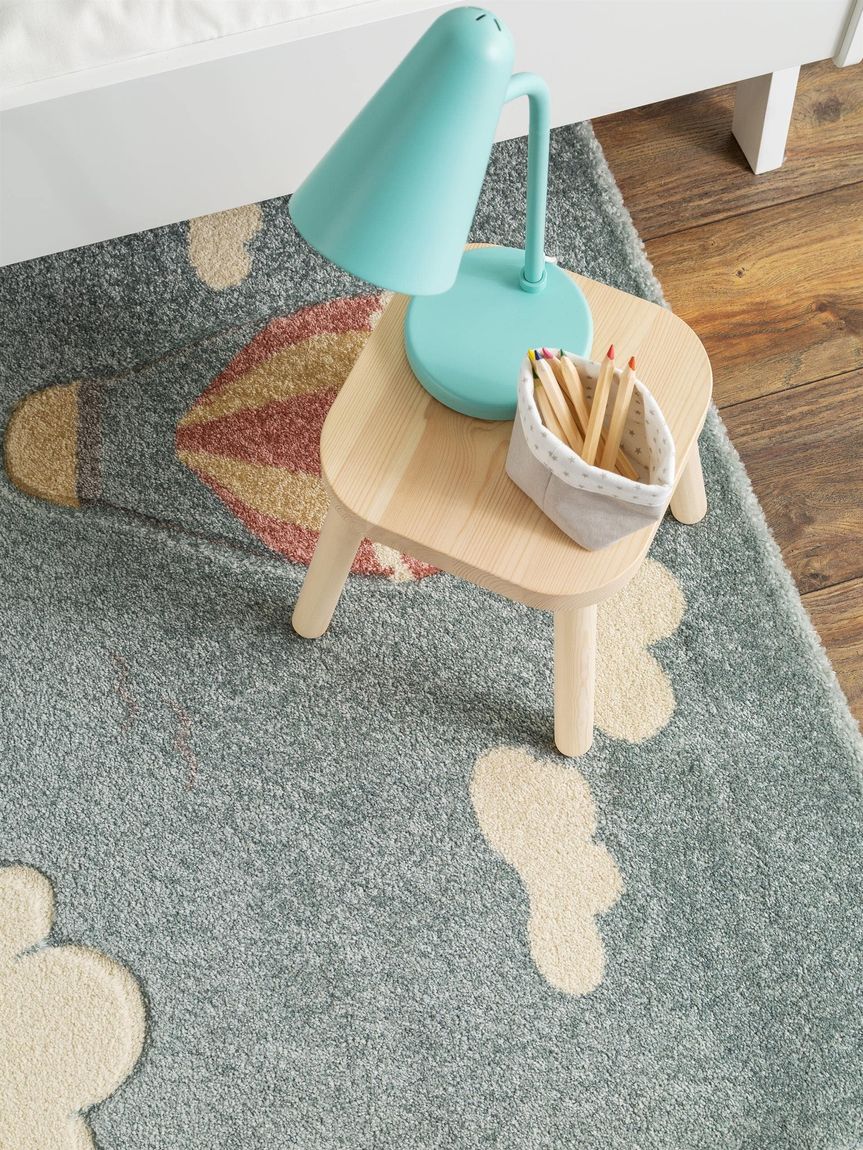 Kinderteppich Justin 120x170 cm Blau