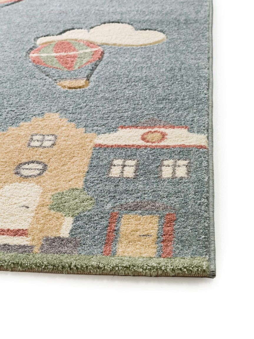 Kinderteppich Justin 120x170 cm Blau