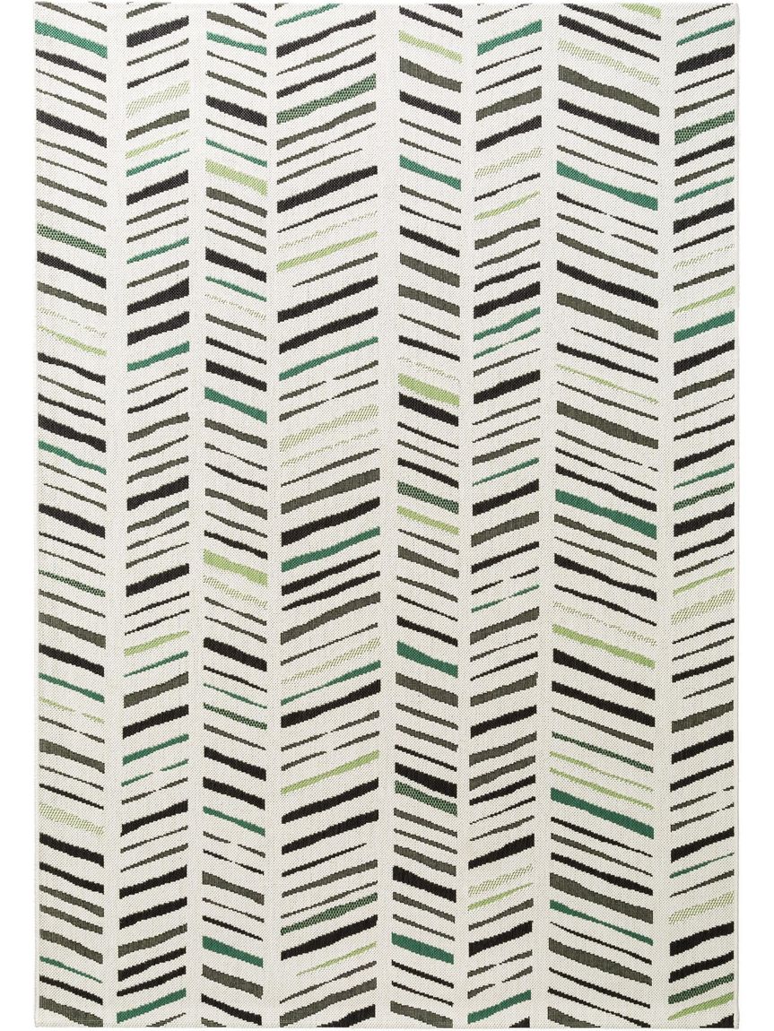 In- & Outdoor Teppich Capri 200x290 cm Grün / Beige