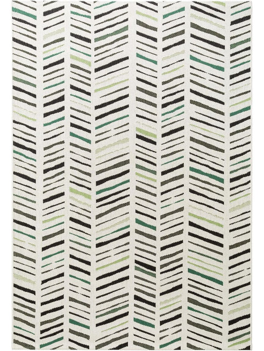 In- & Outdoor Teppich Capri 200x290 cm Grün / Beige