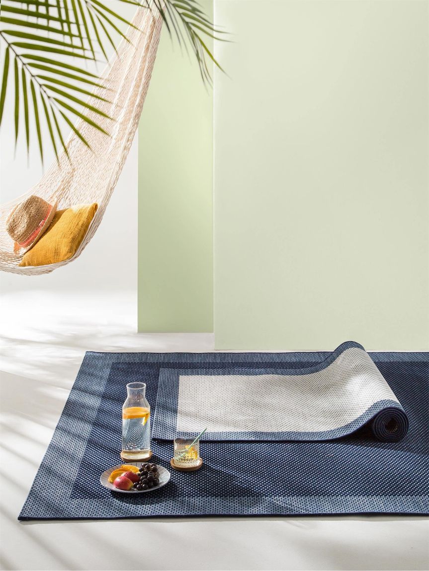 In- & Outdoor Teppich Vora Blau