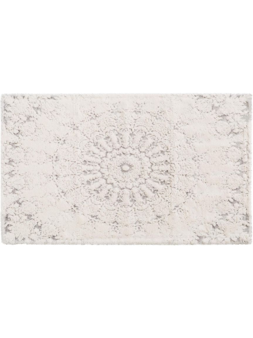 Badematte Luis 60x100 cm Beige / Silber