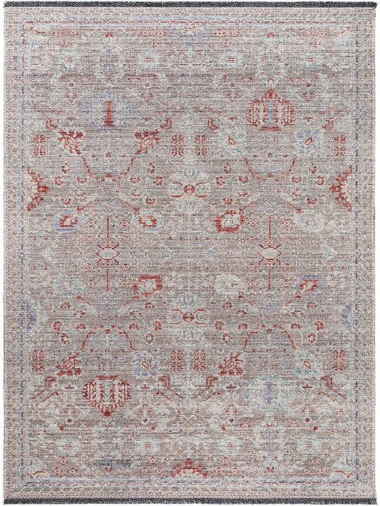 Flachgewebeteppich Ian Bunt / Grau