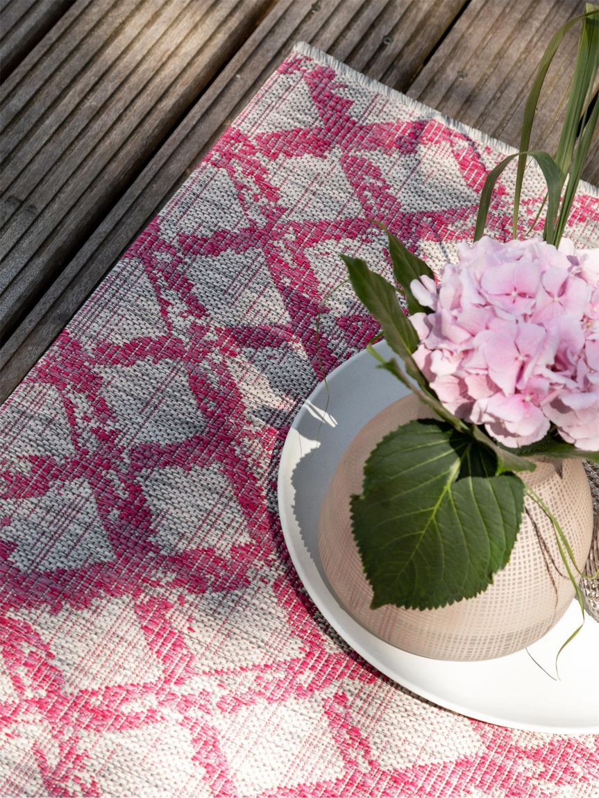 In- & Outdoor Teppich Cleo 200x290 cm Rosa