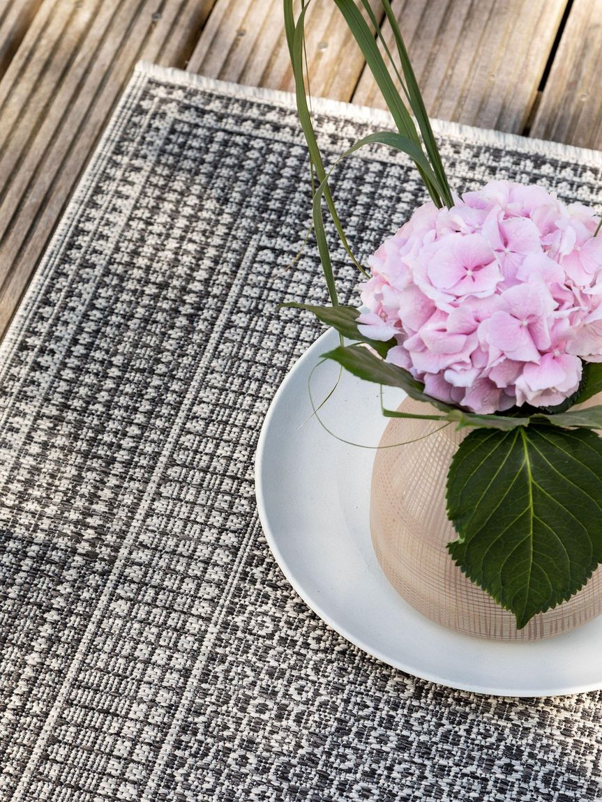 In- & Outdoor Teppich Cleo Anthrazit