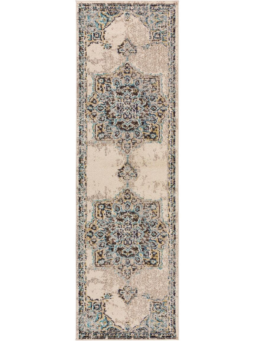 Läufer Casa 70x240 cm Beige / Türkis