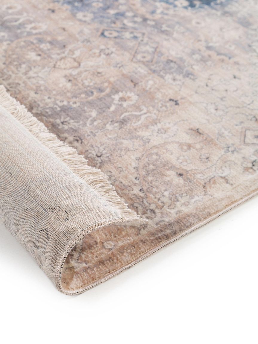 Teppich Safira 100x156 cm Beige / Blau