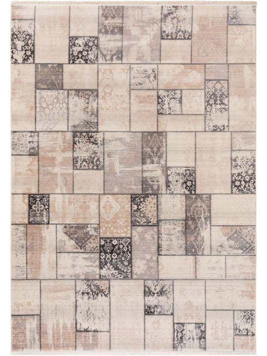 Teppich Safira Beige / Grau