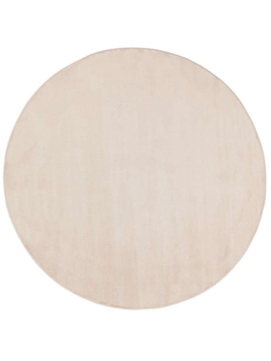 Teppich rund Velvet Beige