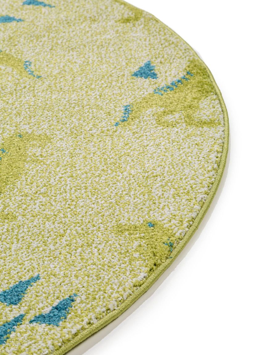 Kinderteppich Noa Kid's Ø 120 cm rund Grün