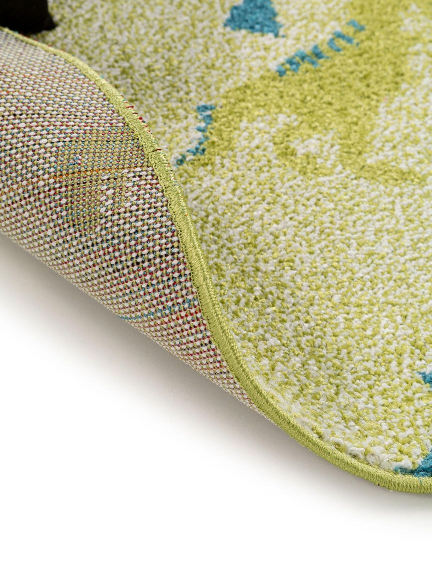 Kinderteppich Noa Kid's Ø 120 cm rund Grün