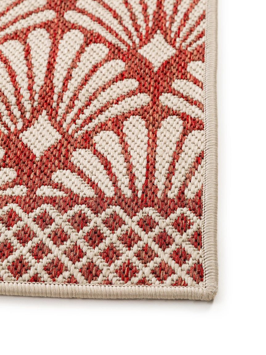 Wendeteppich Terrazzo Beige / Rot