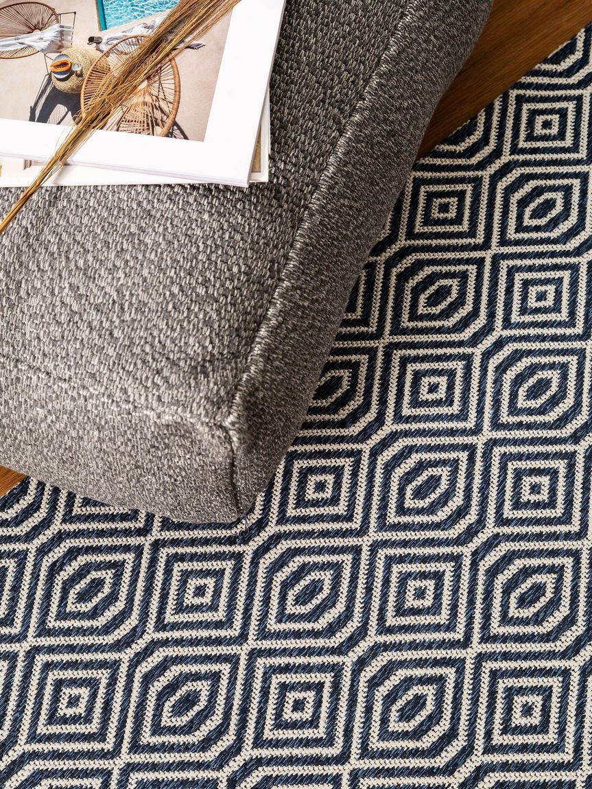 Läufer Cooper 75x240 cm Blau