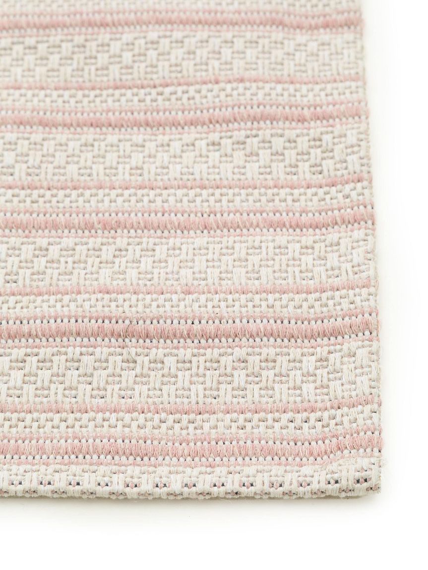 Waschbarer Baumwollteppich Cooper Rosa