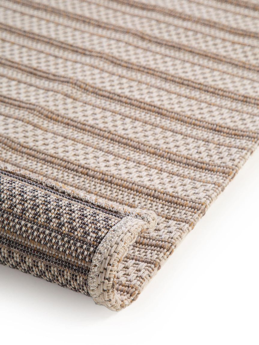 Waschbarer Baumwollteppich Cooper Taupe
