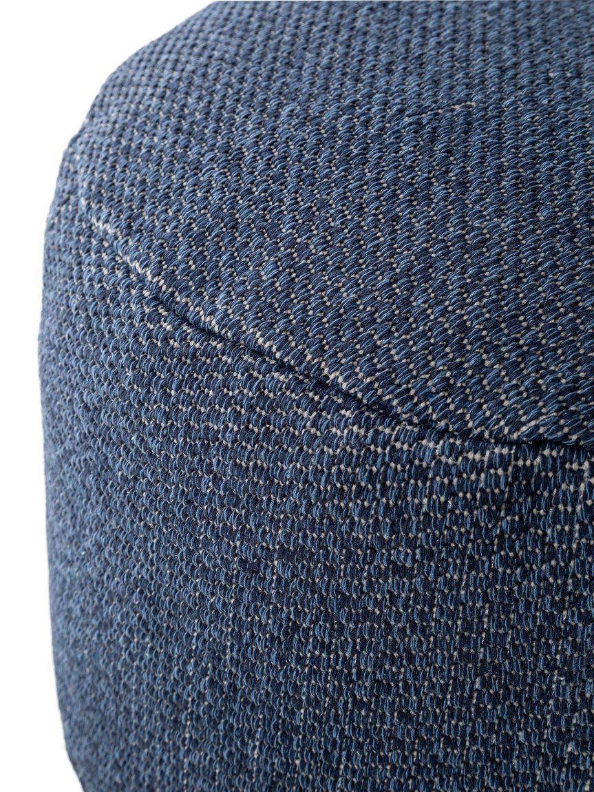 Pouf Bora 55x55x35 cm Blau
