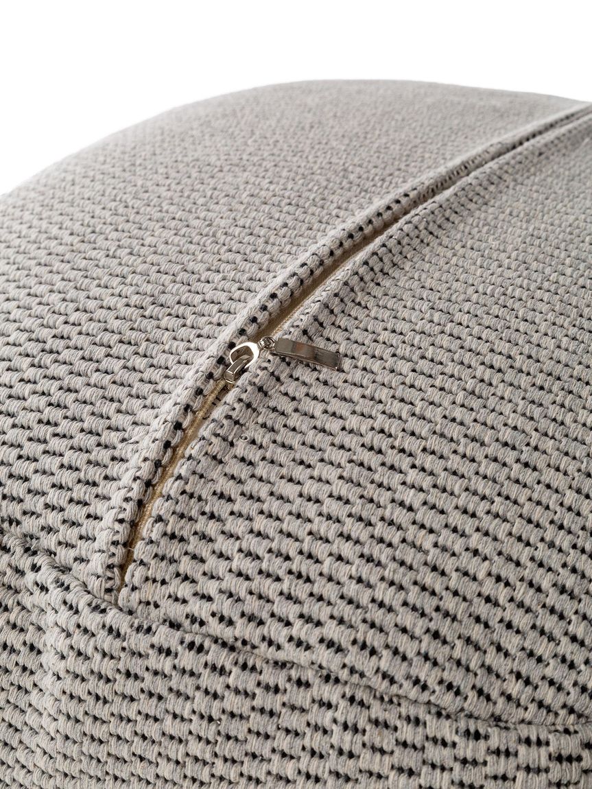 Pouf Bora 55x55x35 cm Hellgrau