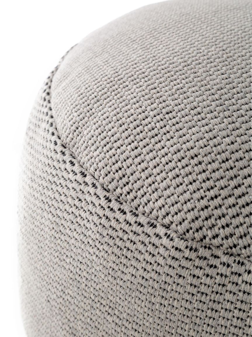 Pouf Bora 55x55x35 cm Hellgrau