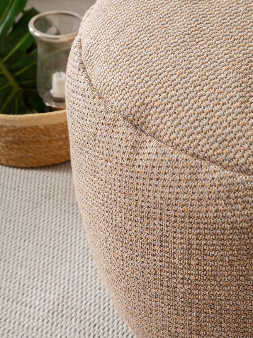 Pouf Bora 55x55x35 cm Taupe