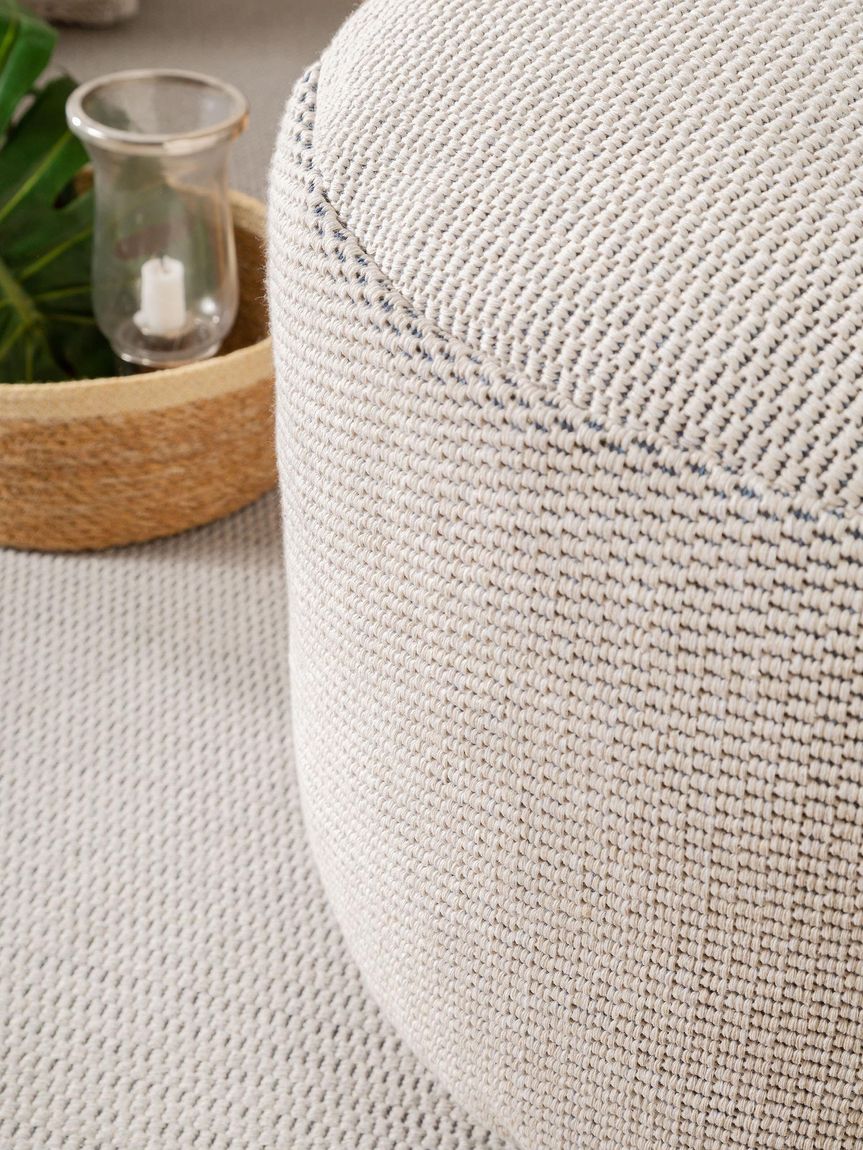 Pouf Bora 55x55x35 cm Creame