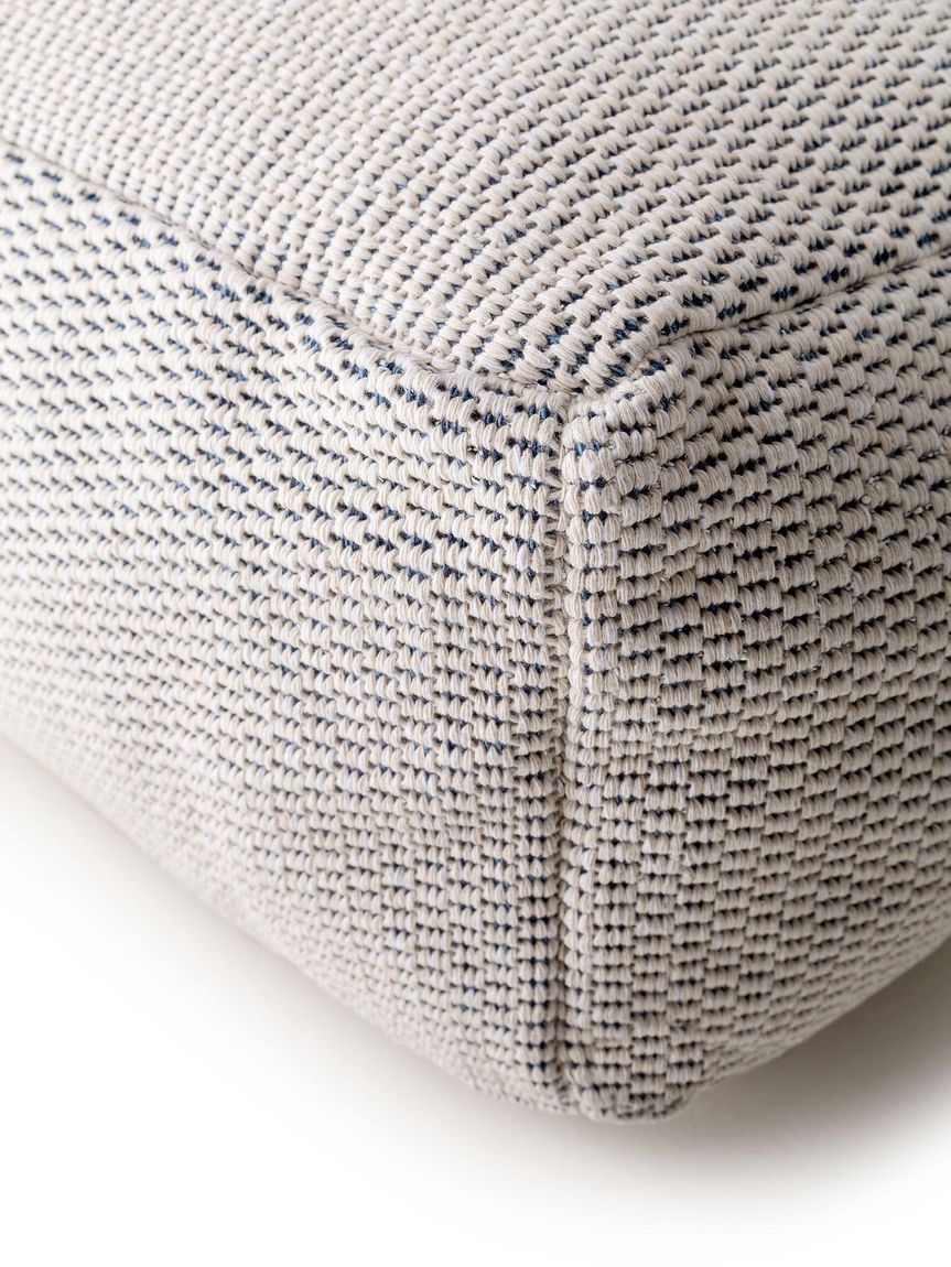 Pouf Bora 68x68x25 cm Creame