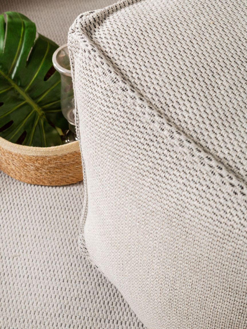Pouf Bora 50x50x50 cm Hellgrau