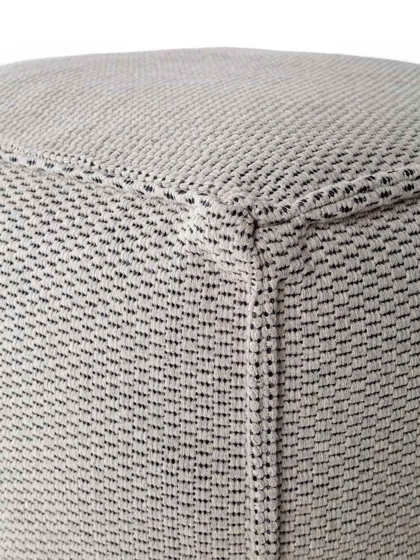 Pouf Bora 50x50x50 cm Hellgrau