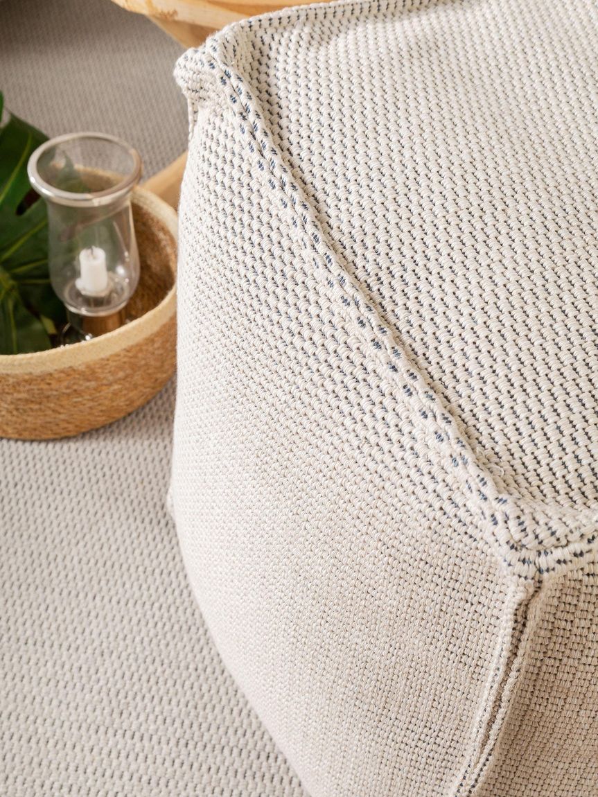 Pouf Bora 50x50x50 cm Creame