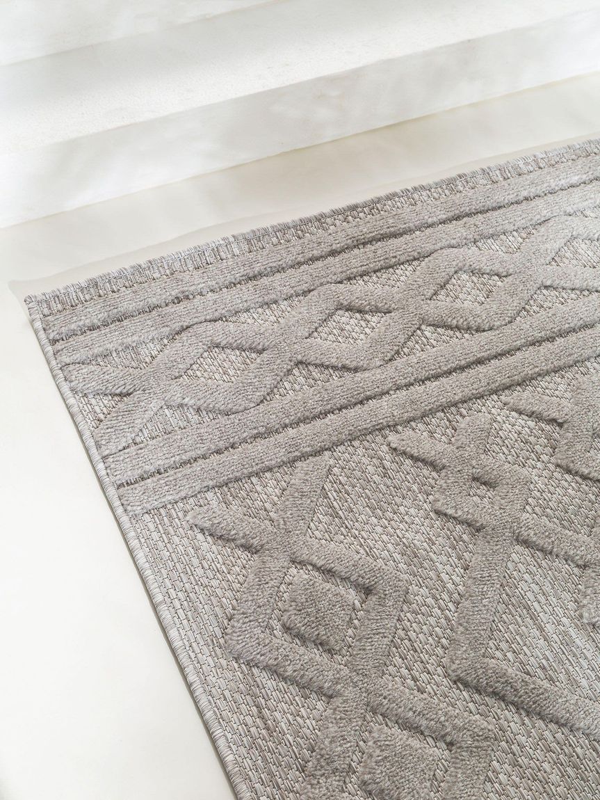 In- & Outdoor Teppich Bonte Hellgrau