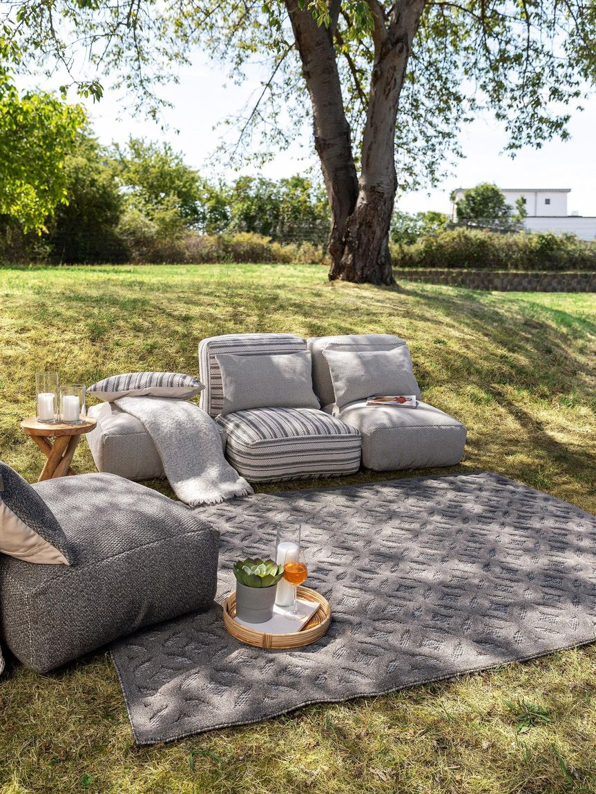In- & Outdoor Teppich Bonte Grau
