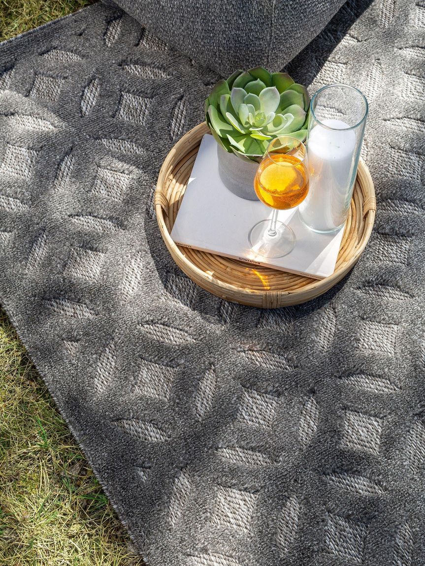 In- & Outdoor Teppich Bonte Grau