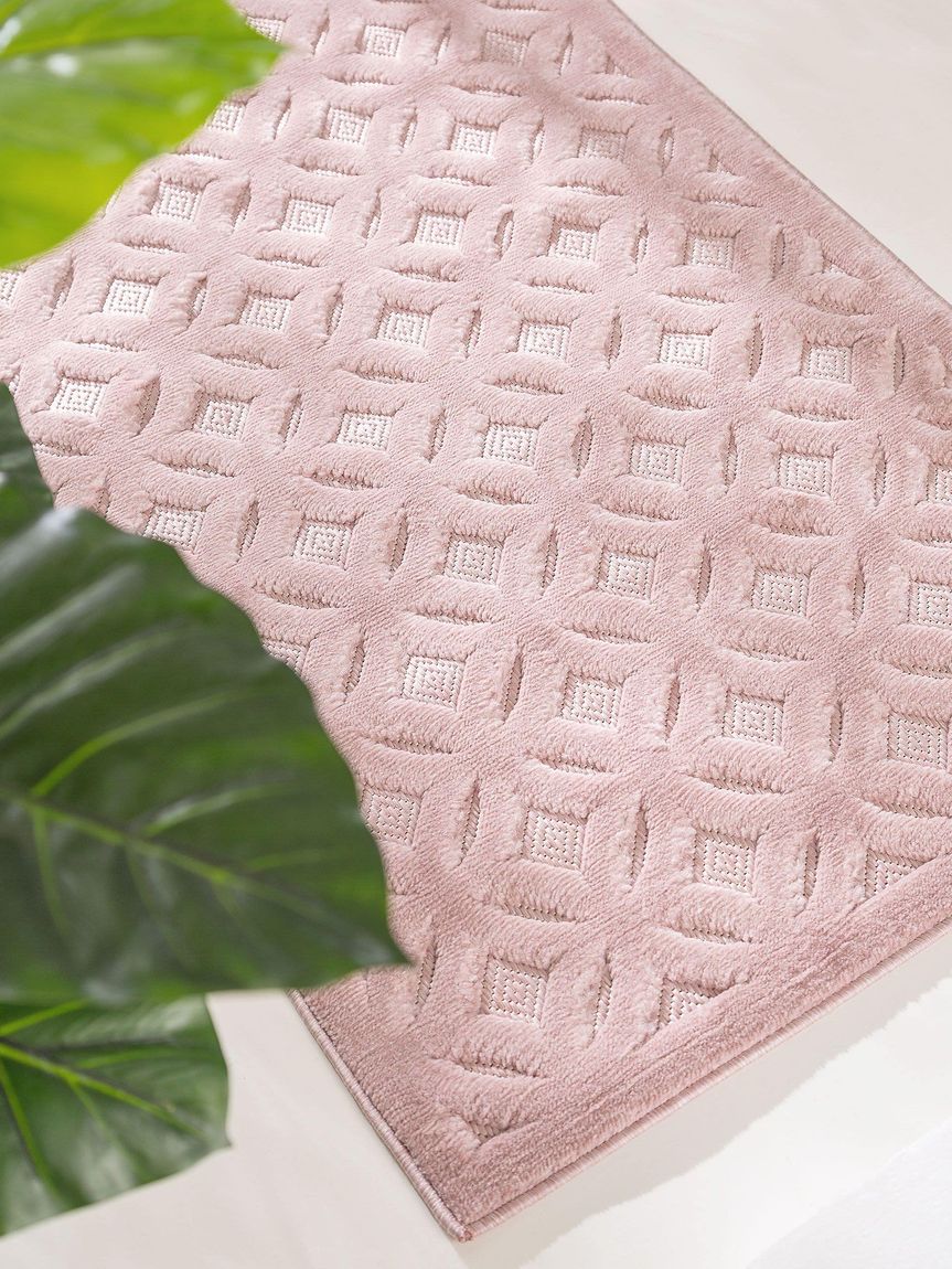 In- & Outdoor Teppich Bonte Läufer  Rosa
