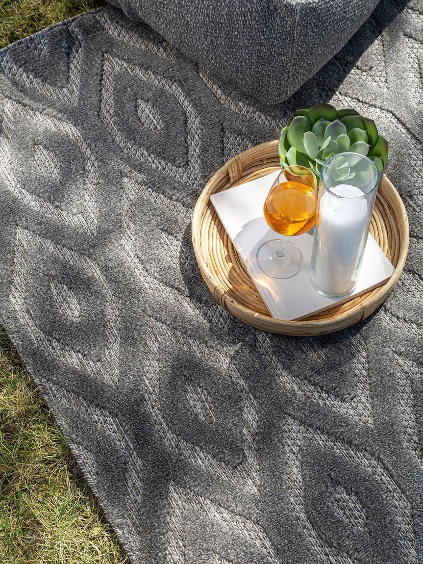 In- & Outdoor Teppich Bonte Grau
