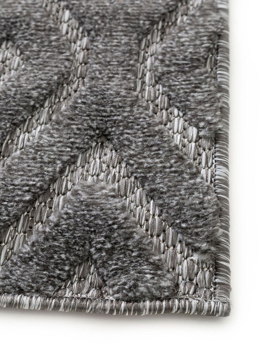 In- & Outdoor Läufer Bonte 75x220 cm Grau
