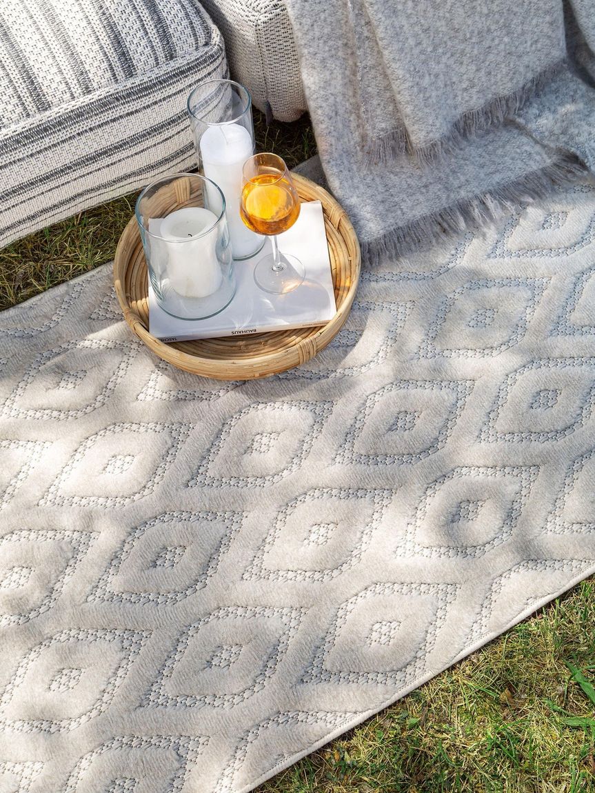 In- & Outdoor Läufer Bonte 75x220 cm Creame