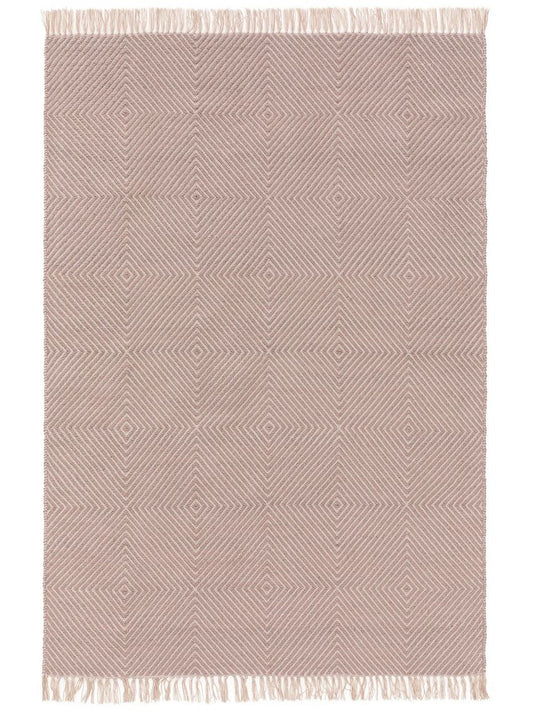 Teppich aus recyceltem Material Rae Beige