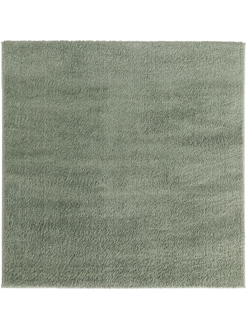 Hochflorteppich Soda 160x160 cm Hellgrün