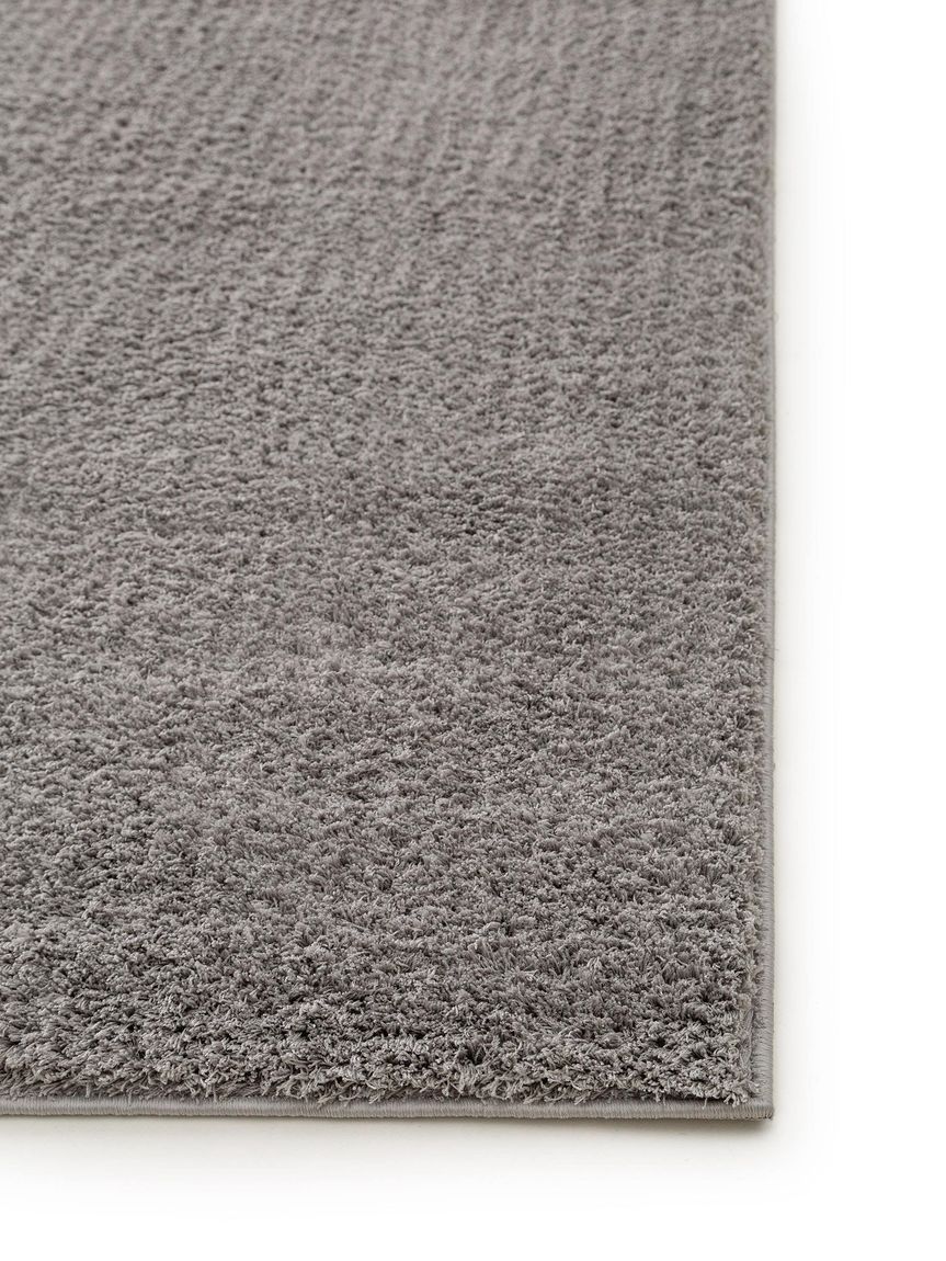 Hochflorteppich Soda 160x160 cm Grau