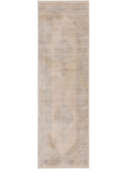 Viskoseteppich Läufer Haven 70x240 cm Creame