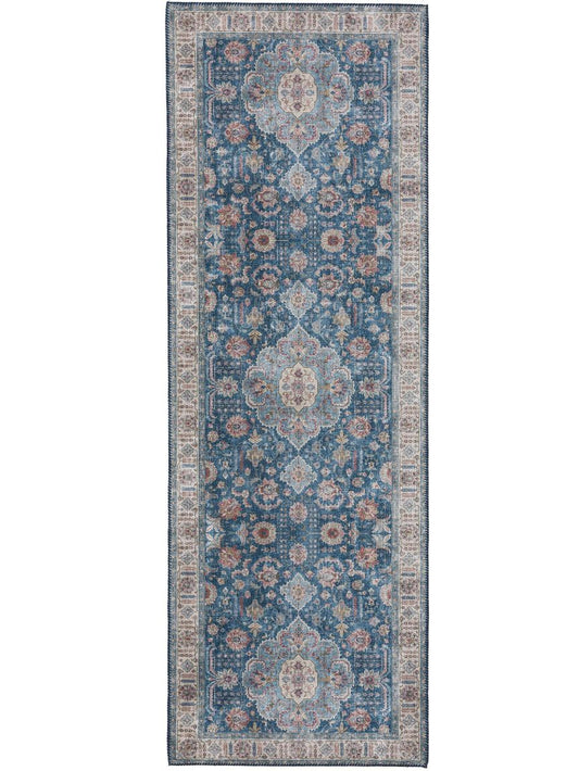 Läufer Laury 80x240 cm Blau - Voelpe