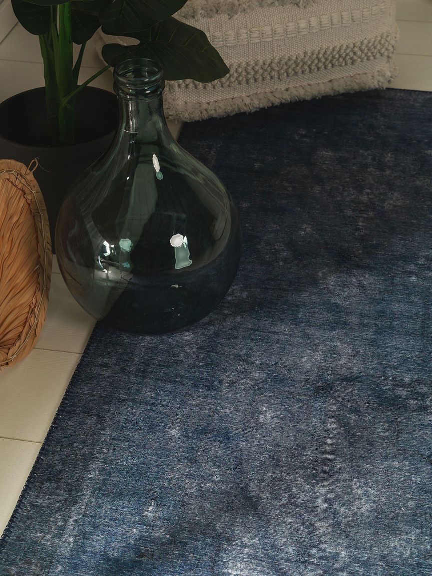 Läufer Laury 80x240 cm Blau