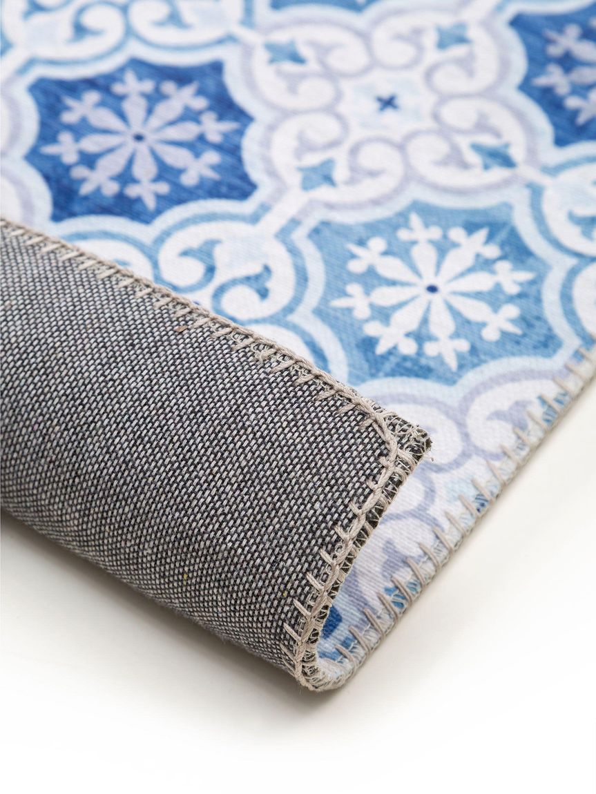 Läufer Laury 80x240 cm Blau
