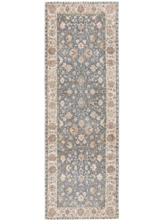 Läufer Mara 80x240 cm Beige / Blau - Voelpe